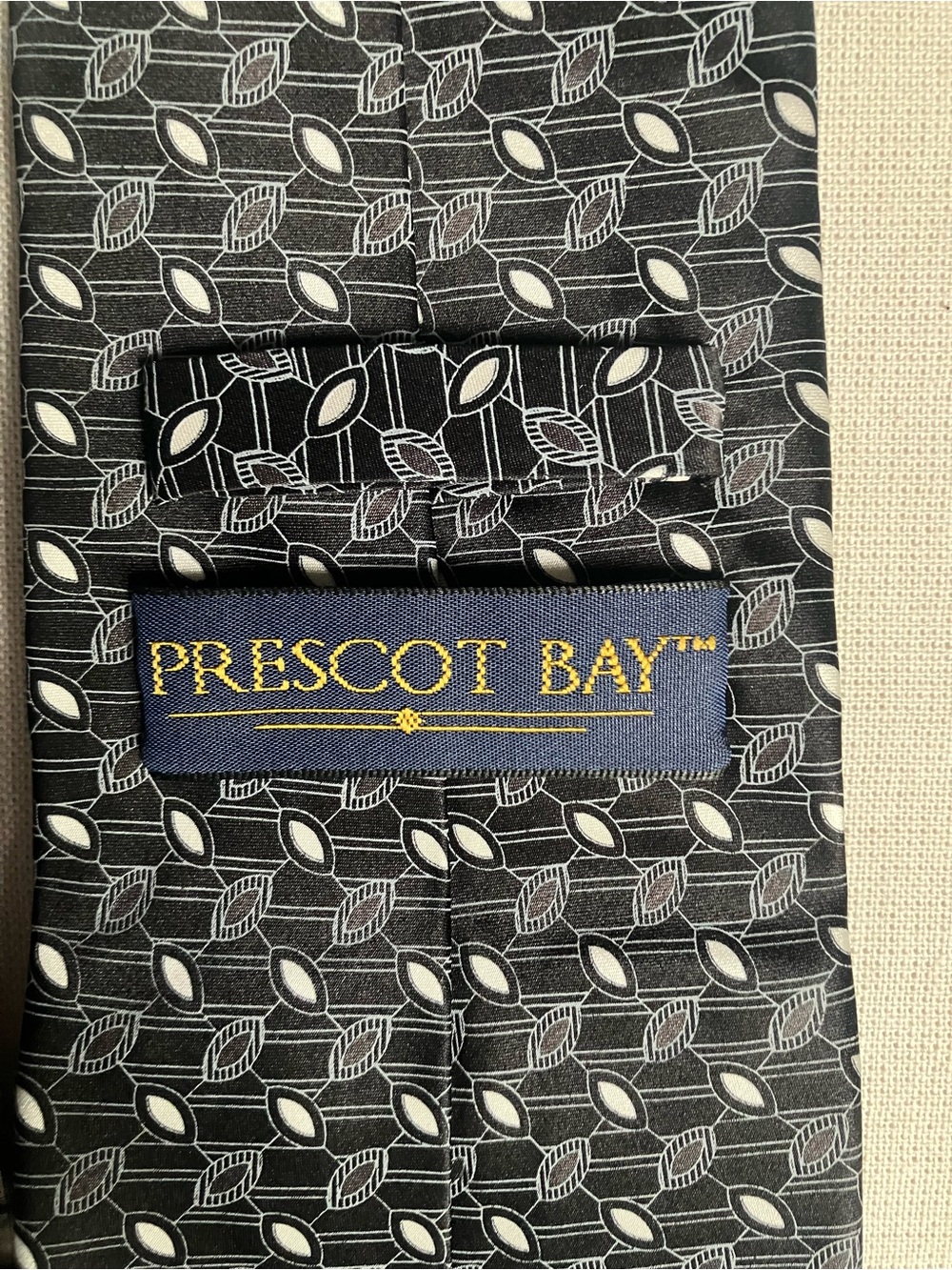 4 Silk Neckties Traditional Classic Professional New Blue, Taupe, Gray - Picture 6 of 7